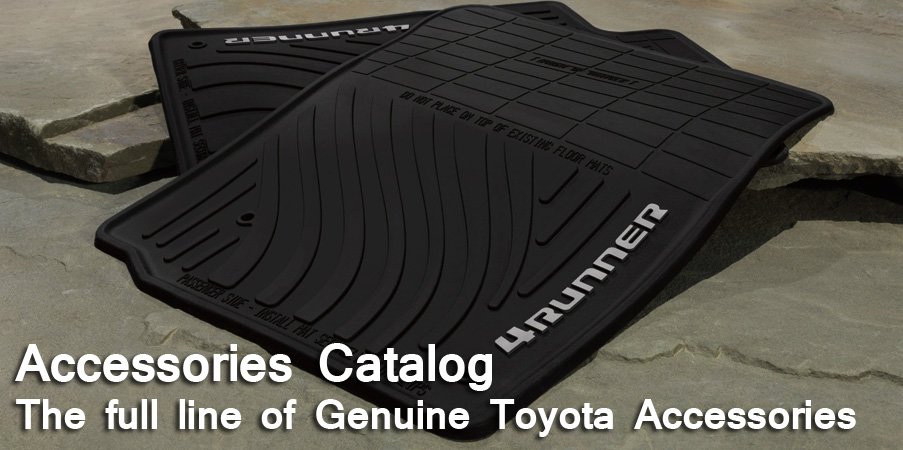 Genuine Toyota Accessories Catalog