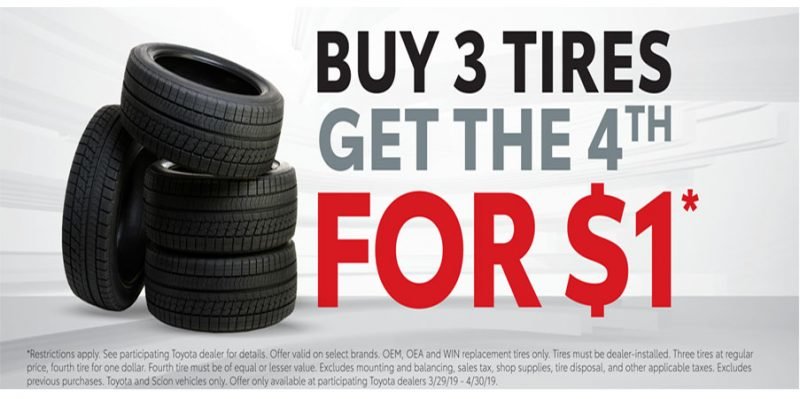 April Tire Special | Northeast Pennsylvania Toyota Dealers Service